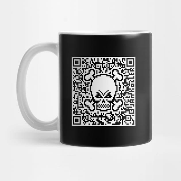 Skull And Crossbones (Quick Response Code / NEG) by MrFaulbaum